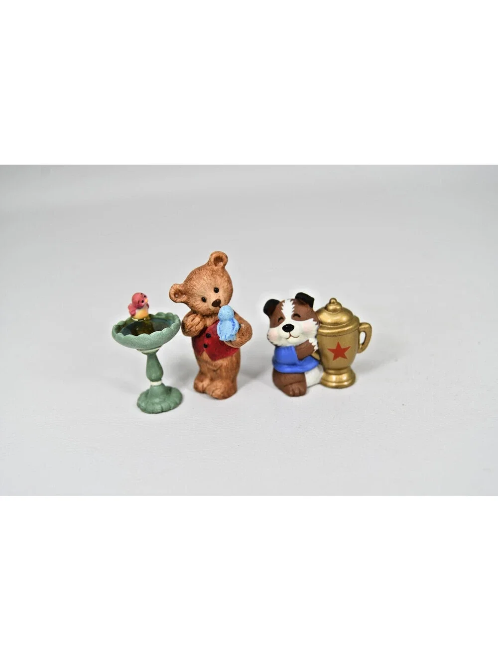 Hallmark Merry Miniatures 12 Anthropomorphic Animals in Costumes Lot VTG 1990s